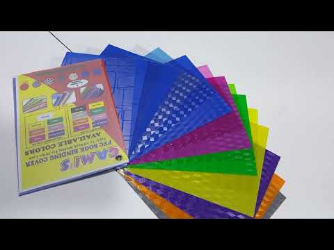 How to Book Binding with GMP PVC Book Binding Sheet & Cover 200 micron thickens 10 color top bottom