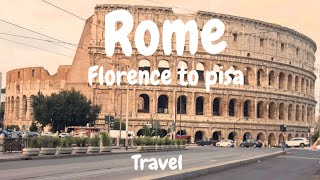 Italy, (Rome, what to do in 1 day) Civitavecchia, Livorno, Pisa, Florence. Cruise on Norwegian Epic