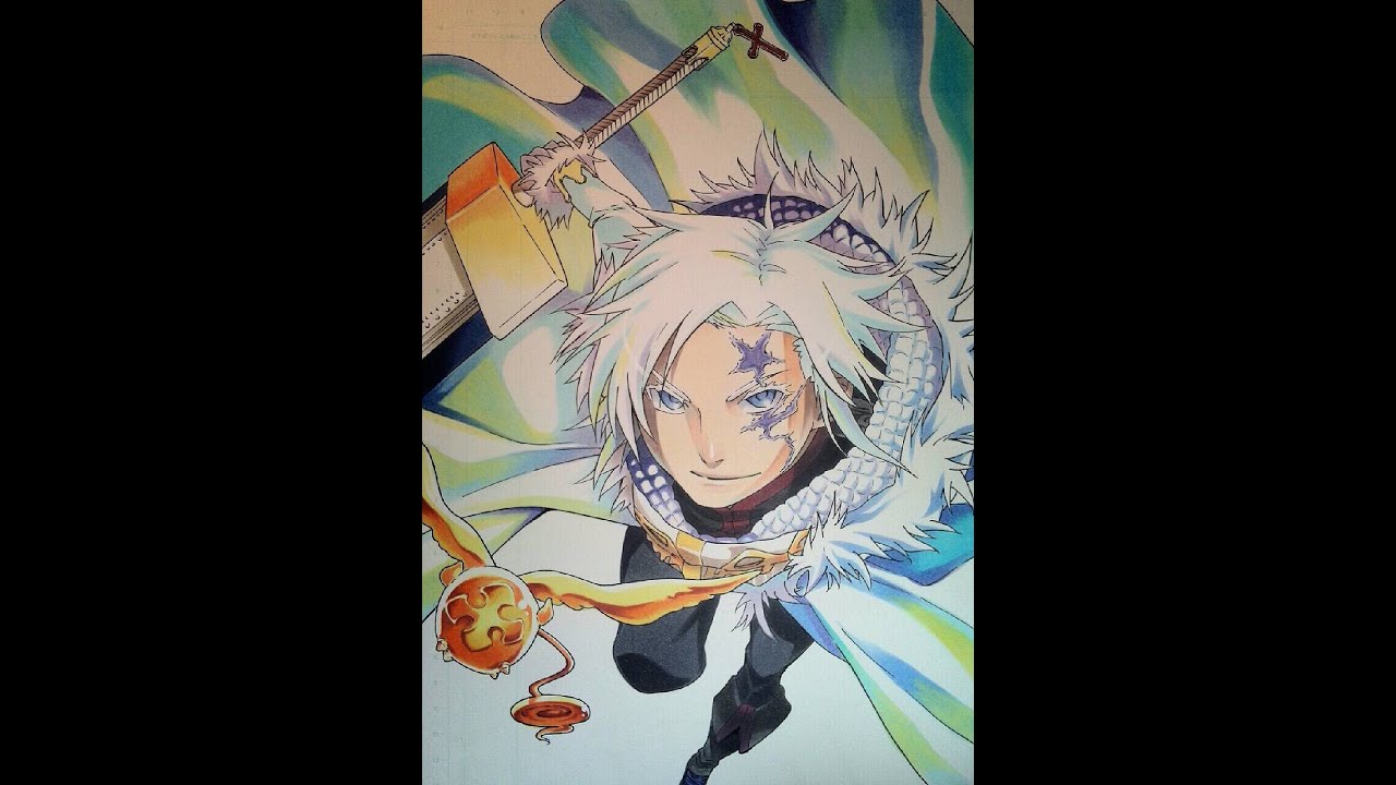 Drawing Allen Walker from D.Gray-man ディーグレイマンのアレン・ウォーカーを書いてみた