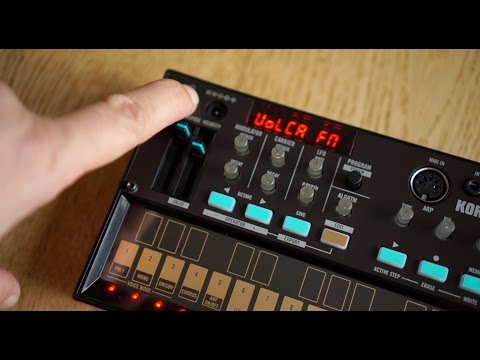 First hands on Korg Volca FM and sync to Roland Tr-09 (Riamiwo StudioVlog 17)