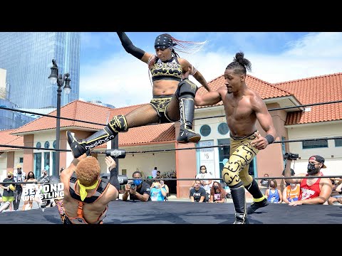 [Free Match] Christian Casanova/Tasha Steelz v. Injustice | Beyond Wrestling (Intergender Mixed Tag)