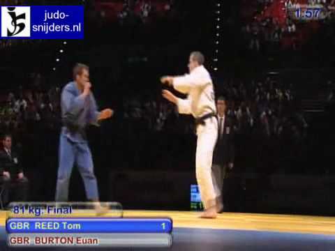 Judo 2009 Birmingham: Reed (GBR) - Burton (GBR) [-81kg].