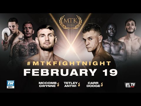 LIVE PROFESSIONAL BOXING! - MTK GLOBAL PRESENTS 'MTK FIGHT NIGHT' - FROM BOLTON, UK (FULL CARD)