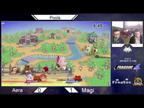 Fragsoc 4 - Magi (Bowser Jr.) Vs. Aera (Rosalina/Jigglypuff) - Sm4sh Pools
