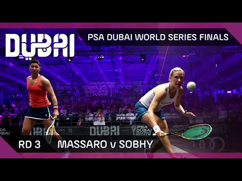 Squash: Massaro v Sobhy - PSA Dubai World Series Finals - Women's Rd 3 Highlights