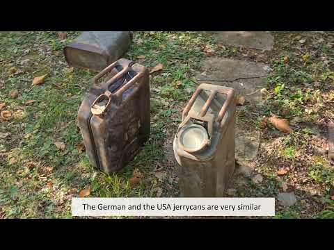 WW2: Differences between American and German Jerrycans