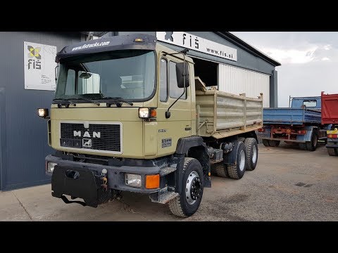 TRUCK MAN 26.372 6X4 TIPPER FIŠ TRUCKS & MACHINERY SLOVENIA