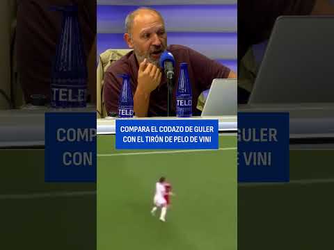 PEDRO MARTÍN COMPARA el CODAZO DE ARDA GULER y el TIRÓN DE PELO DE VINICIUS JR