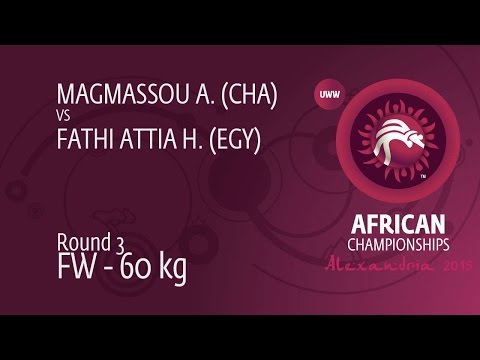 Round 3 FW - 60 kg: H. FATHI ATTIA (EGY) df. A. MAGMASSOU (CHA), 9-0