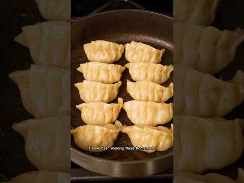 Homemade Pan-Fried Chicken Dumplings with Cabbage 🥟