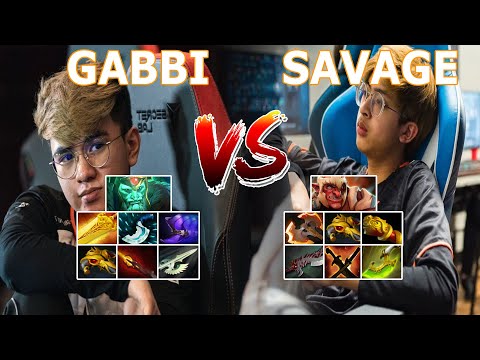 EPIC BATTLE - 23SAVAGE vs TNC.GABBI - DOTA 2 Gameplay