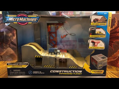Micro Machines Construction Playset Review