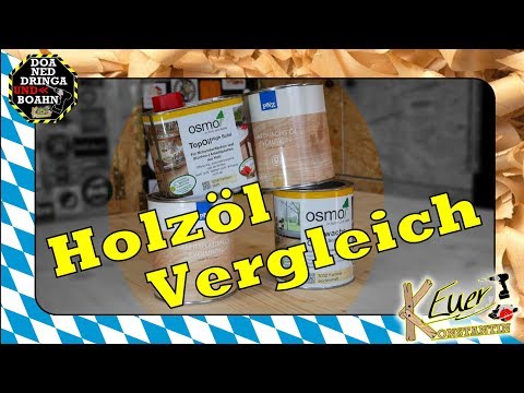 Holzöl Vergleich | PNZ vs OSMO | Wood oil comparison