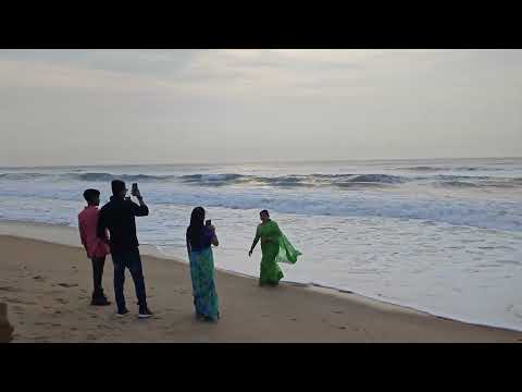 Golden Beach View | Soothing Waves & Beautiful Sunset | Jagannath Puri beach 🏖️