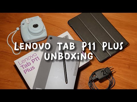Lenovo Tab P11 Plus + accessories | aesthetic unboxing