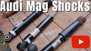 Magnetic Ride Audi Shock Absorbers Fault (Electronic shocks) See videos in Description