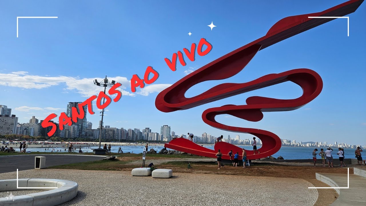 Live webcam view of Santos Beach Surf Waves