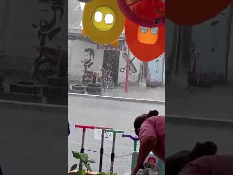 Lluvia y granizo en Chimbas