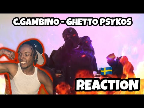 AMERICAN REACTS TO SWEDISH RAP! C.Gambino - Ghetto Psykos (Official Music Video)