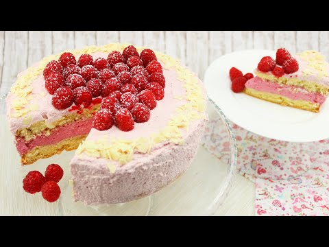 Himbeer-Sahne-Torte mit Schmand