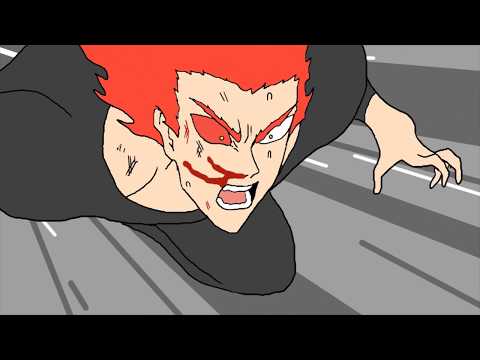 One punch man "Garou vs royal ripper and bug god " fan animation