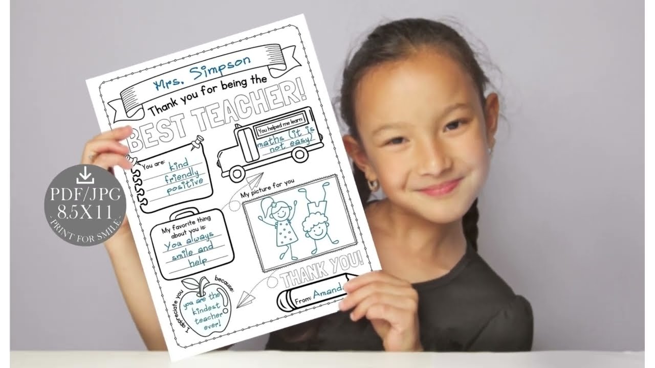 Teacher Appreciation Gift Idea Card Printable