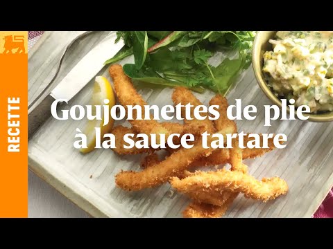 Goujonnettes de plie à la sauce tartare