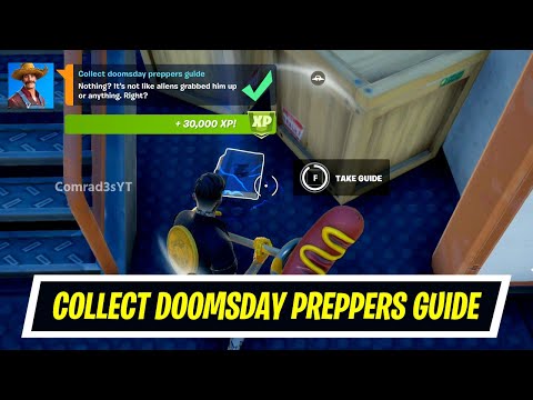 Collect doomsday preppers guide (1) in Fortnite - Week 4 Legendary Quest