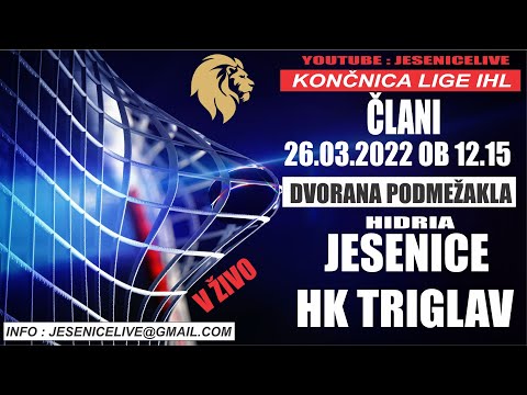 HOKEJ NA LEDU ČLANI  HD HIDRIA JESENICE - HK TRIGLAV KRANJ