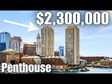 Boston Penthouse Tour | $2.3M Waterfront Condo