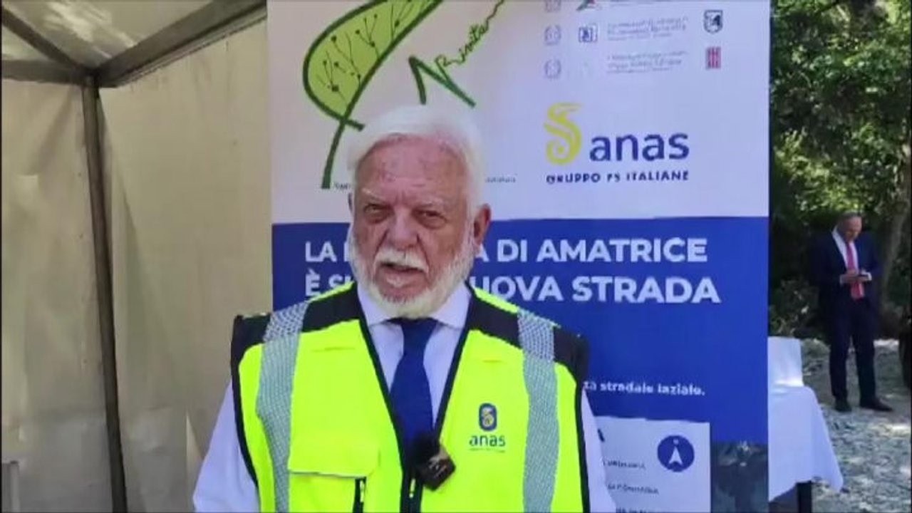 Gemme (Anas) a cantiere Statale Picente ad Amatrice: Impegno per rilancio territorio dopo sisma 2016