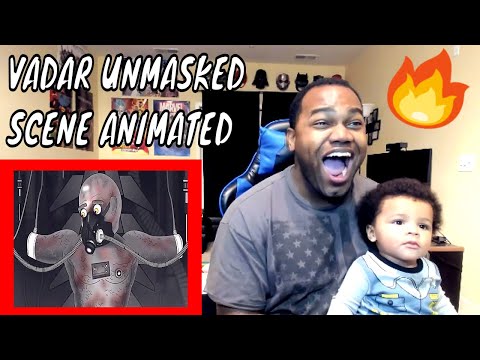 Vader Unmasked Scene ANIMATED - Star Wars Theory Vader Fan Film REACTION