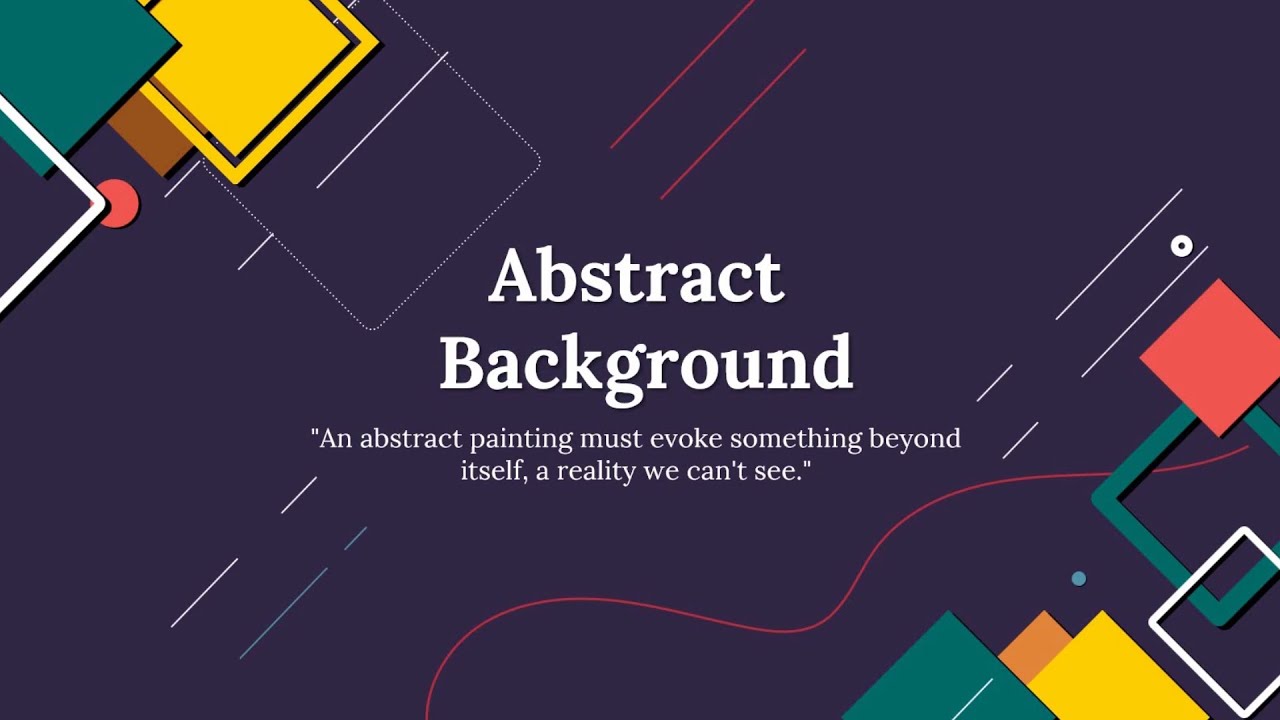 Abstract Background PowerPoint Presentation