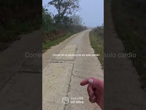 Corriendo donde el páramo toca las nubes #deporte #montaña #santander #running #motivacion