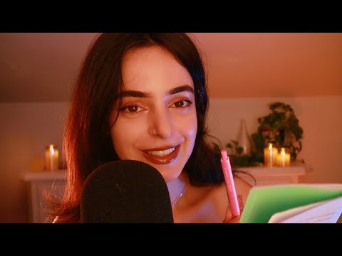 ASMR Asking You 45 Yes or No Questions ✨ Writing, Pencil & Paper Sounds to Help You Fall Asleep✨