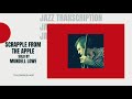 Scrapple From The Apple by Mundell Lowe Jazz Guitar Transcription