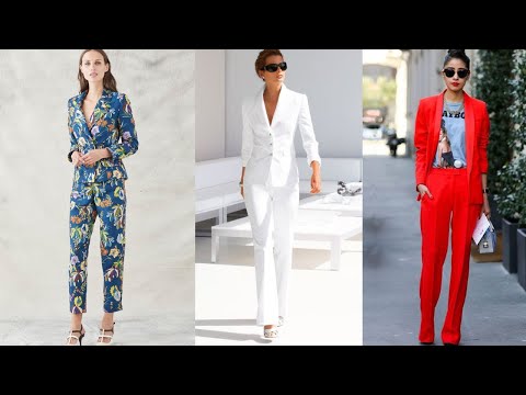 Moda ELEGANTE para mujeres de 30 años y 40 años CON  TRAJE PANTALÓN / Fashion Love