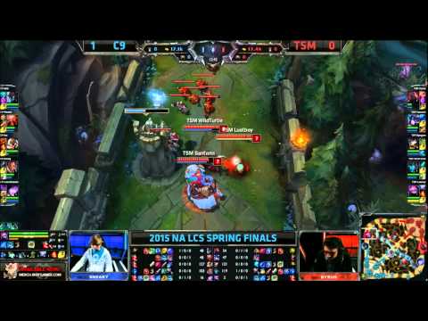 TSM vs Cloud 9 | Game 2 Grand Finals S5 NA LCS Spring 2015 playoffs | Team Solomid TSM vs C9 G2