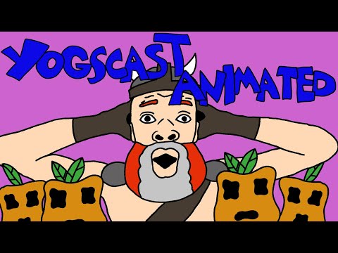 Yogscast Jaffa Factory 2 Animated: Simon gets Blown in the Slime Machine