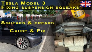 Tesla Model 3 squeaky suspension cause and fix