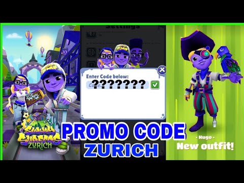 Subway Surfers Zurich Promo Code - July 2020 | Promo Code for Subway Surfers Zurich