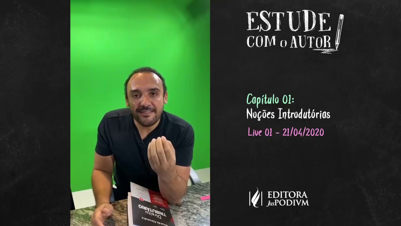 Estude com o Autor - Ricardo Alexandre - Live 01