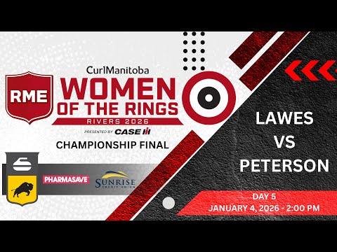 2026 RME Women of the Rings Championship Final Presented by Case IH  LAWES vs  PETERSON- JAN 4, 2026