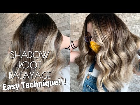 SHADOW ROOT BALAYAGE | Easy Technique & Application...