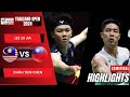 Lee Zii Jia (MAS) vs Chou Tien Chen (TPE) - SF | Thailand Open 2024