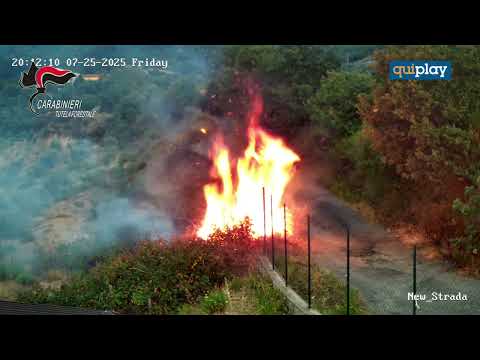 Acri, appiccò un incendio che minacciò anche un'abitazione. Individuato e arrestato uomo del posto