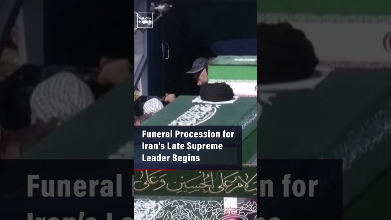 Video | Funeral Procession for Iran’s Late Supreme Leader Khamenei Begins