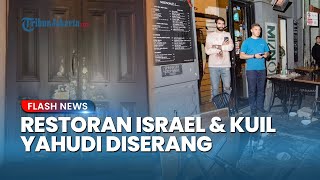 Restoran Israel & Kuil Yahudi di Australia Diserang! Massa Pro-Palestina Teriakkan 'Matilah IDF'