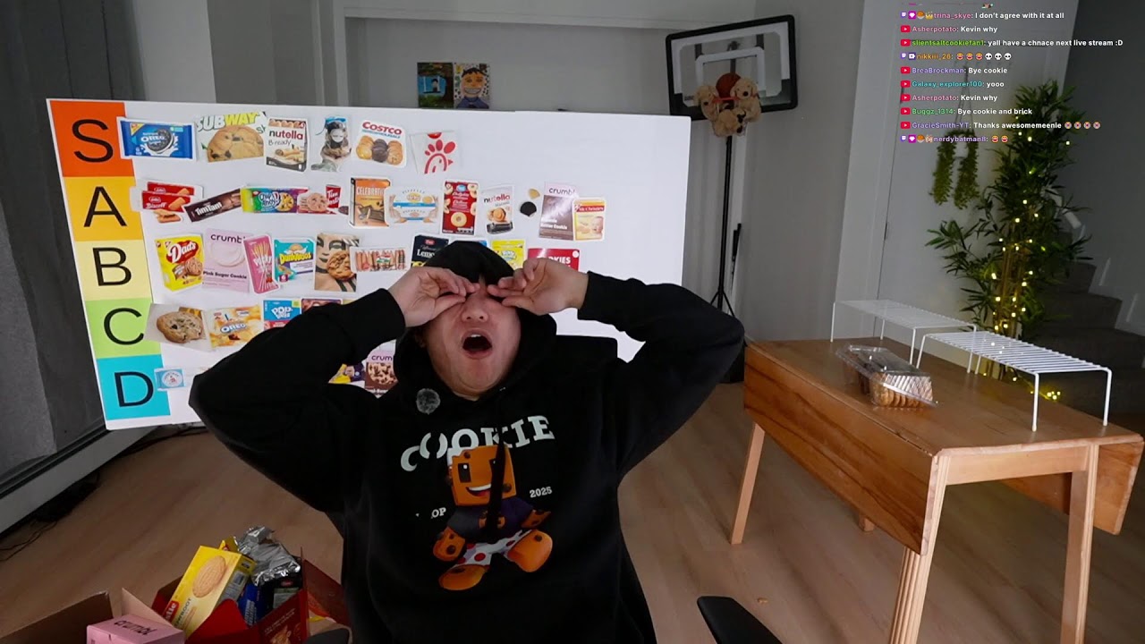 IRL COOKIE TIER LIST STREAM