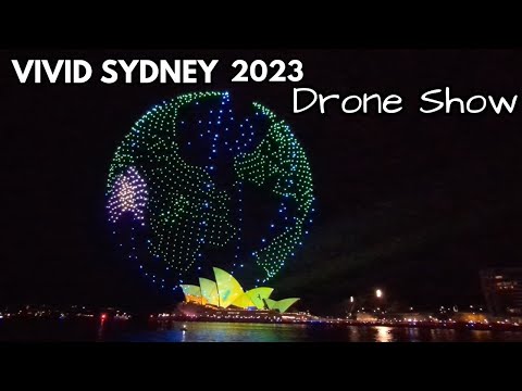 Vivid Sydney 2023 Drone Show Written in the Stars